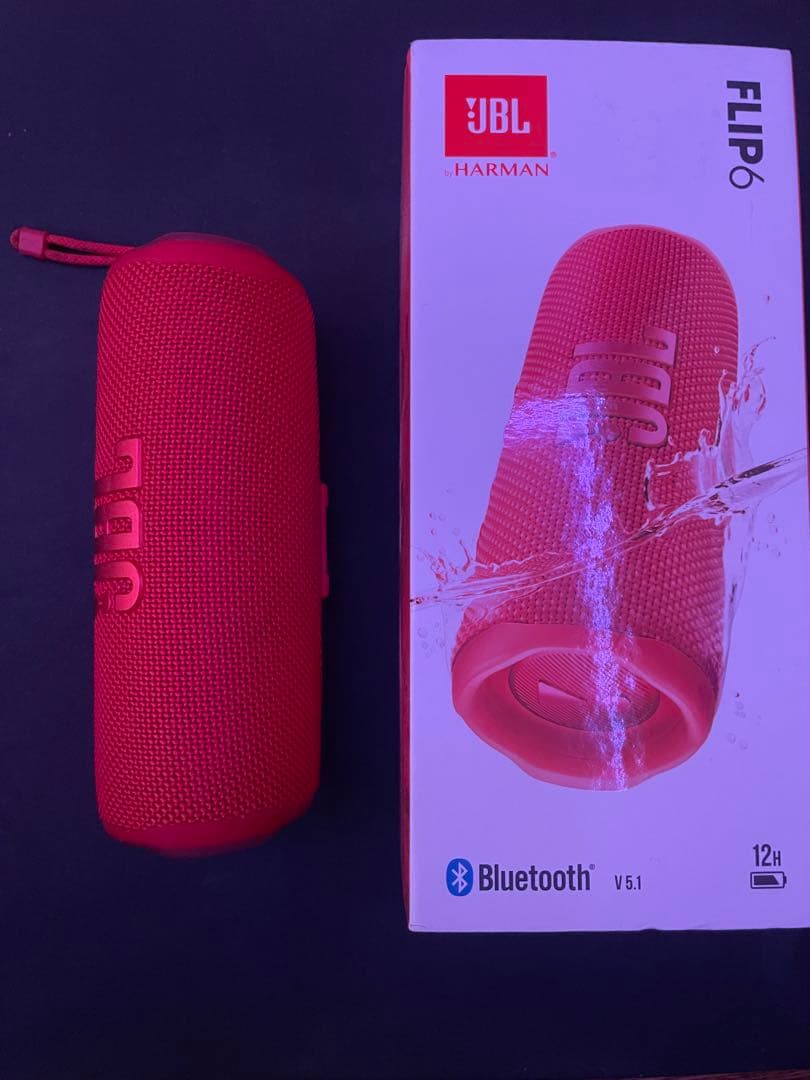 JBL FLIP6 ワイヤレススピーカー レッド