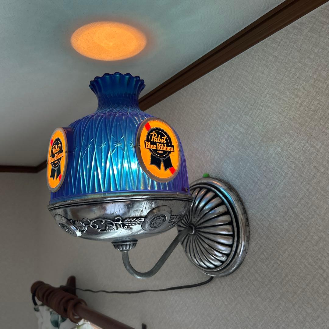 Pabst Blue Ribbon アンティークランプ