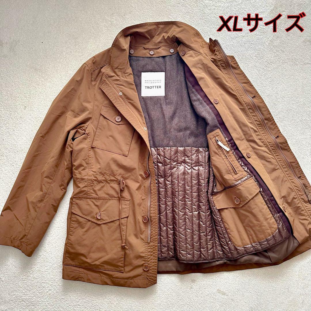 マッキントッシュフィロソフィー　トロッター　ジャケット　ライナー付き　茶　XL