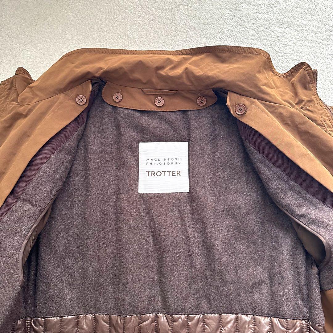 マッキントッシュフィロソフィー　トロッター　ジャケット　ライナー付き　茶　XL