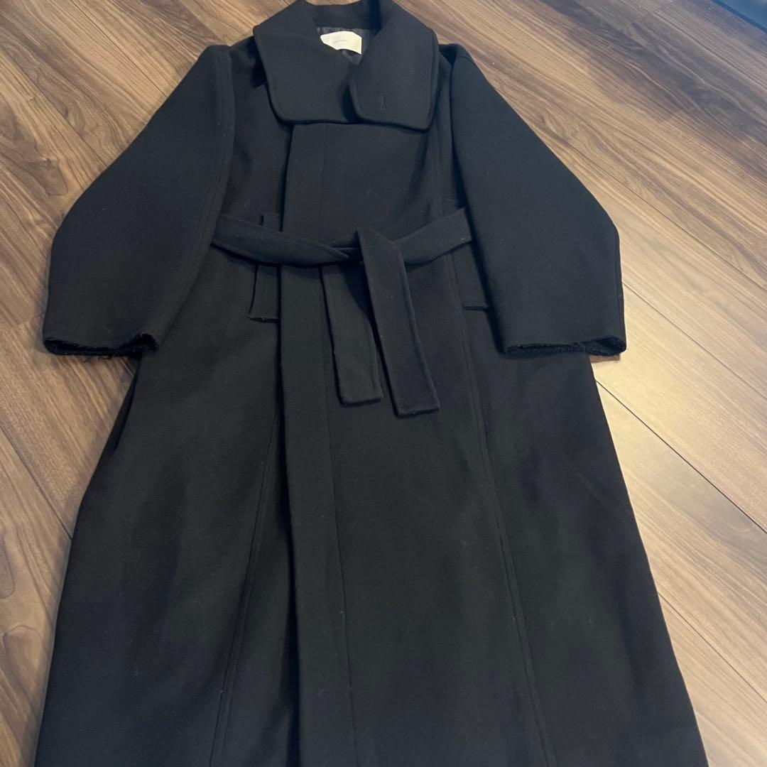 未使用！トゥデイフル　スタンドカラーウールコート