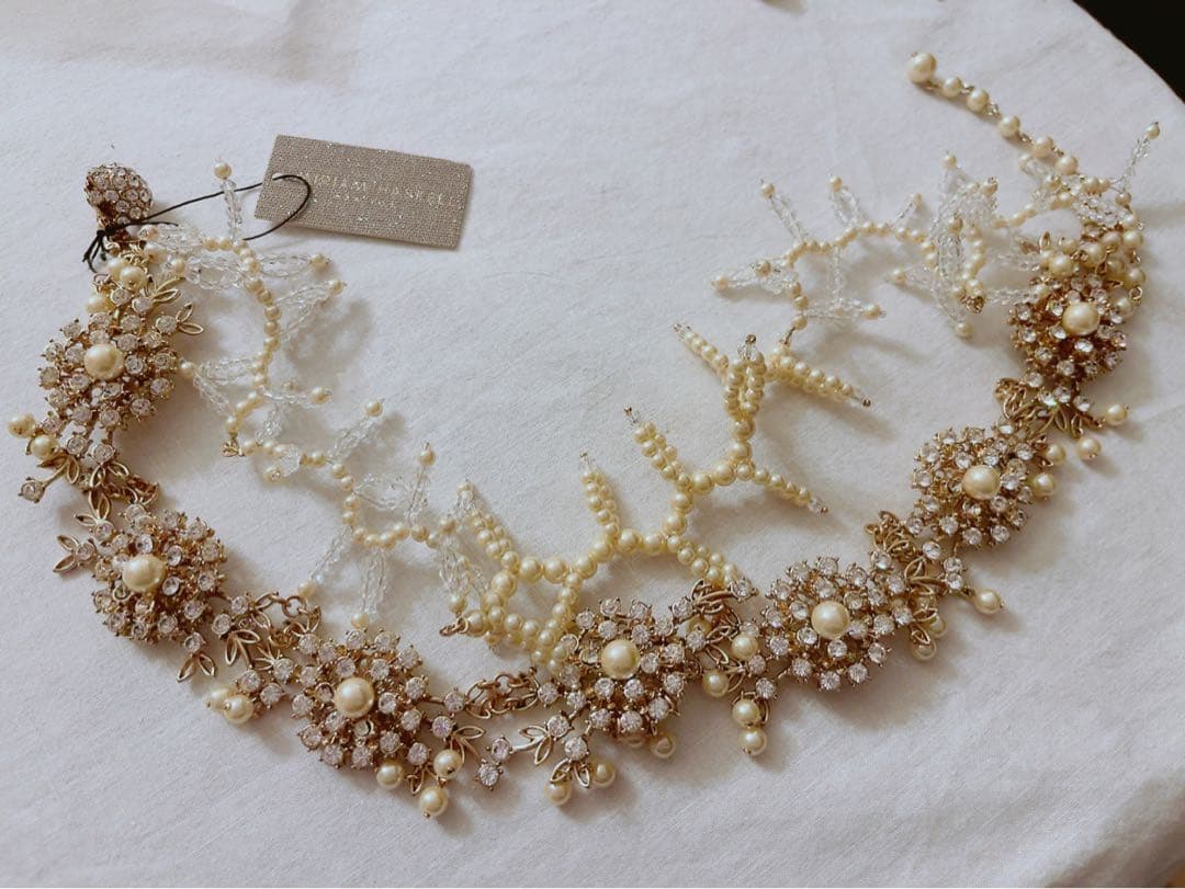 専用！MIRIAM HASKELLパールとクリスタルのネックレス