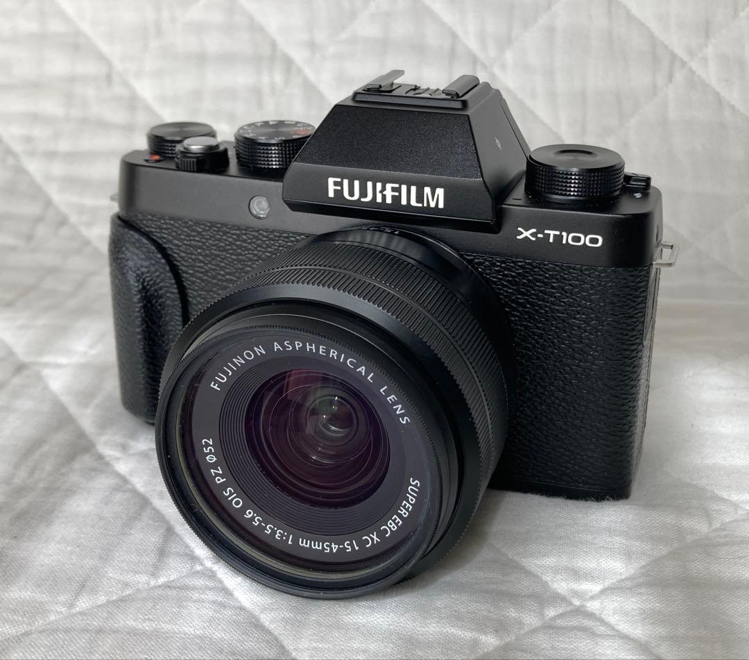 FUJIFILM X-T100 黒 ＋ XC 15-45mm レンズキット