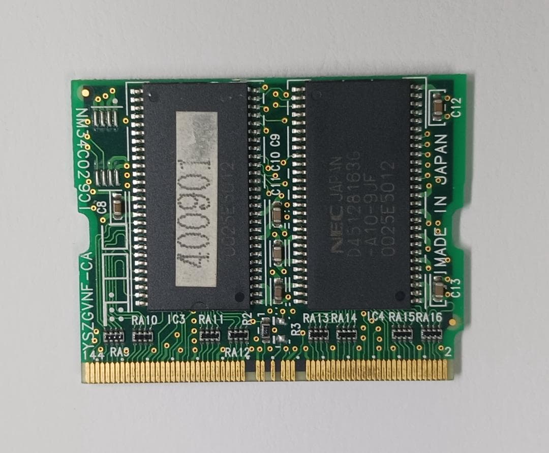 【希少】BUFFALO製 64MB Micro-DIMMメモリモジュール