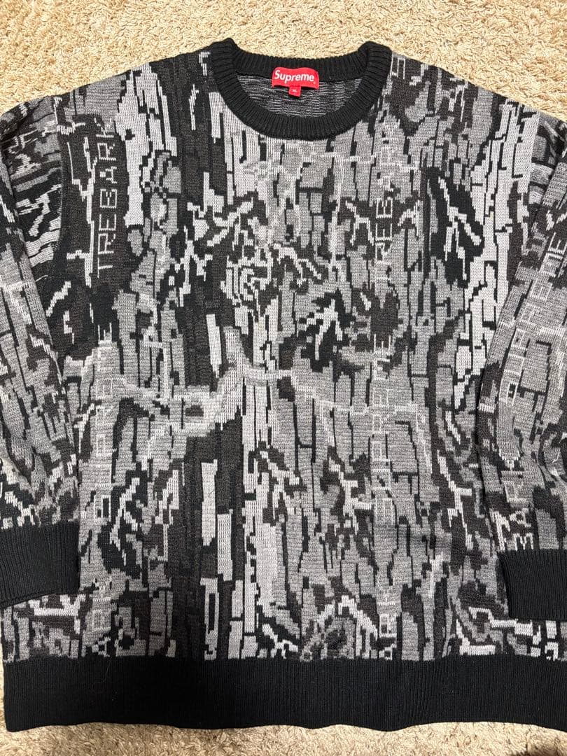 SUPREME 22AW Trebark Camo Sweaterニット