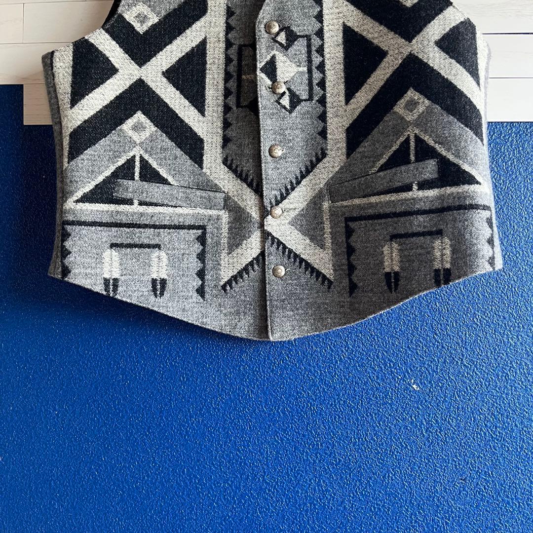 PENDLETON ネイティブ柄 ウールベスト/ WOOL VEST レア物