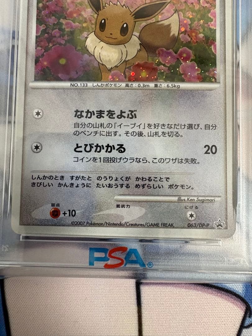 PSA9 イーブイ 日本プロモ 2007 #63 ホロ