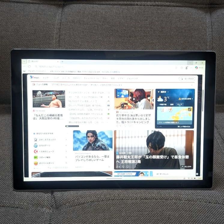 【美品／バッテリー良好】Surface Pro 7 i3 4GB 128GB s