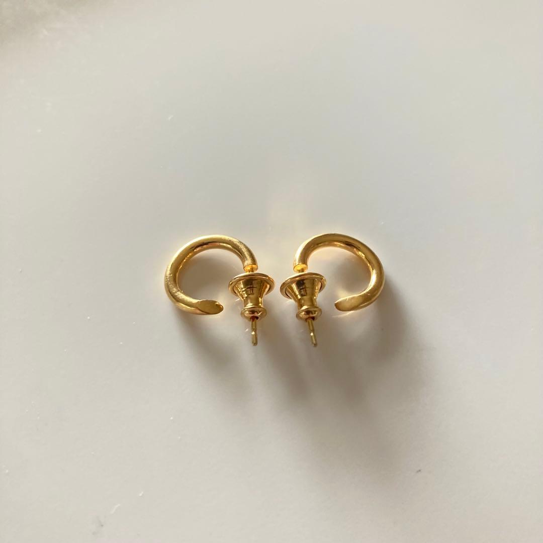 ゴールド　2.0×13mm 両身　ピアス　クロムハーツ　BWL シルバー925