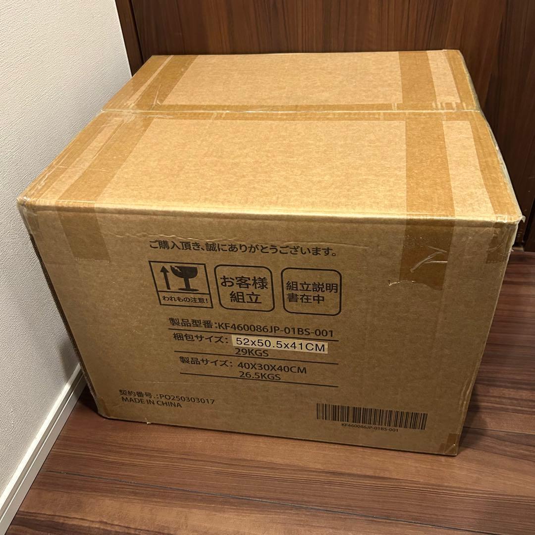 キューブボックス 4種セット 収納棚 扉付き 自由連結可能 幅40cm ホワイト