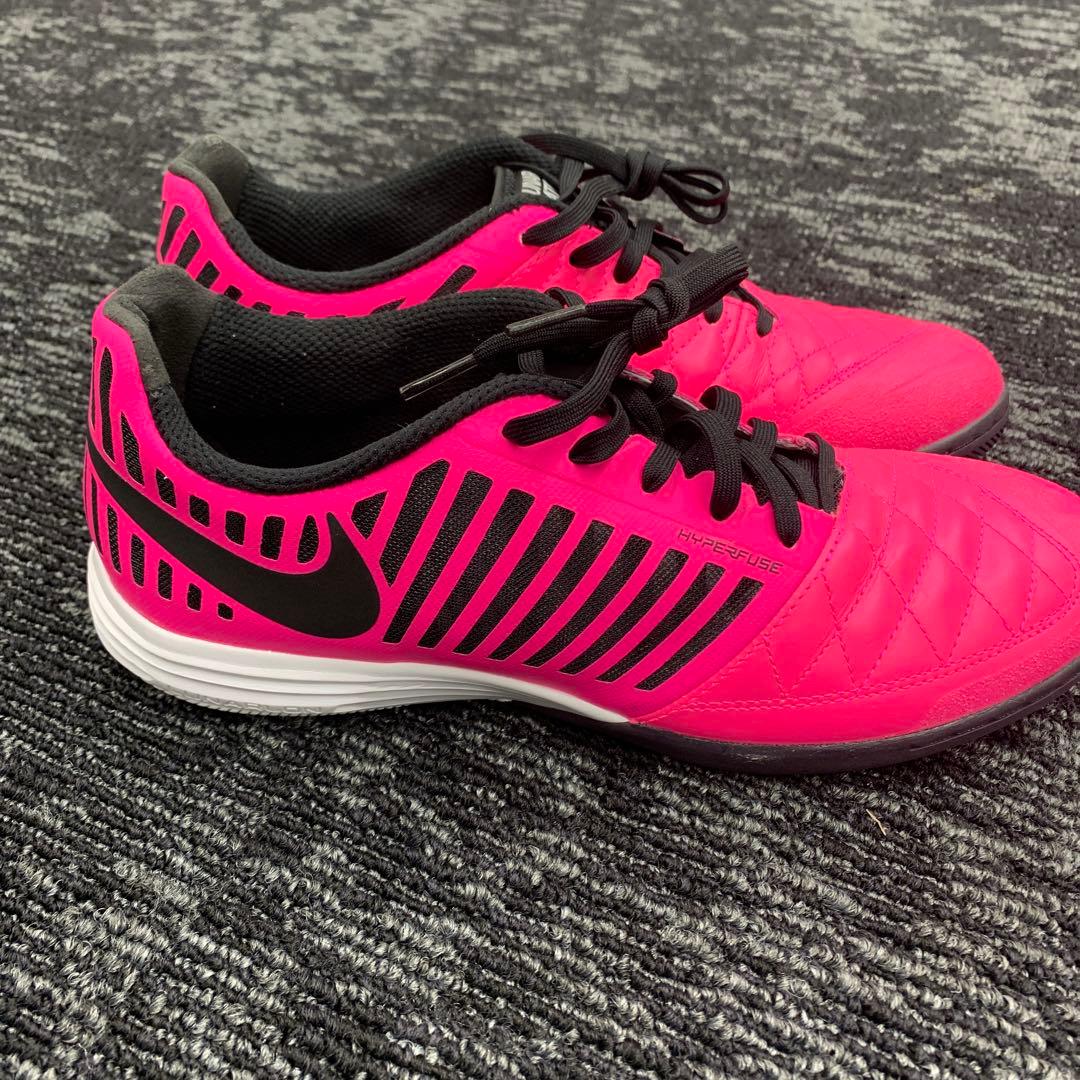 花*火様 26cm Nike Lunar Gato フットサルシューズ ピンク