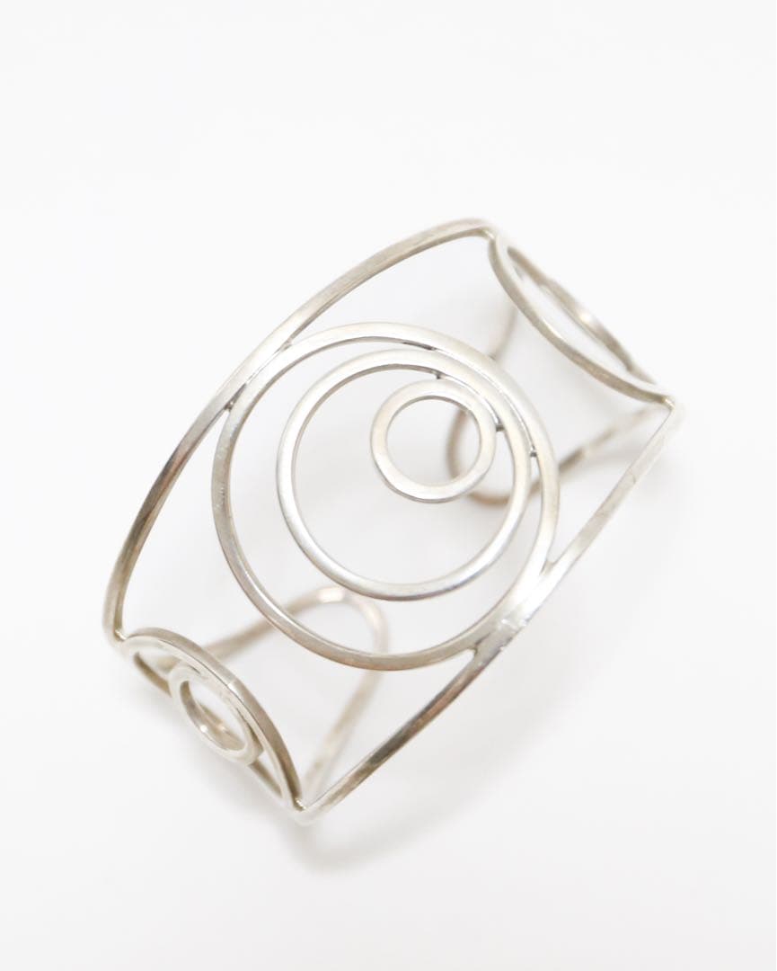 silver925 サークルデザインバングル シルバー vintage