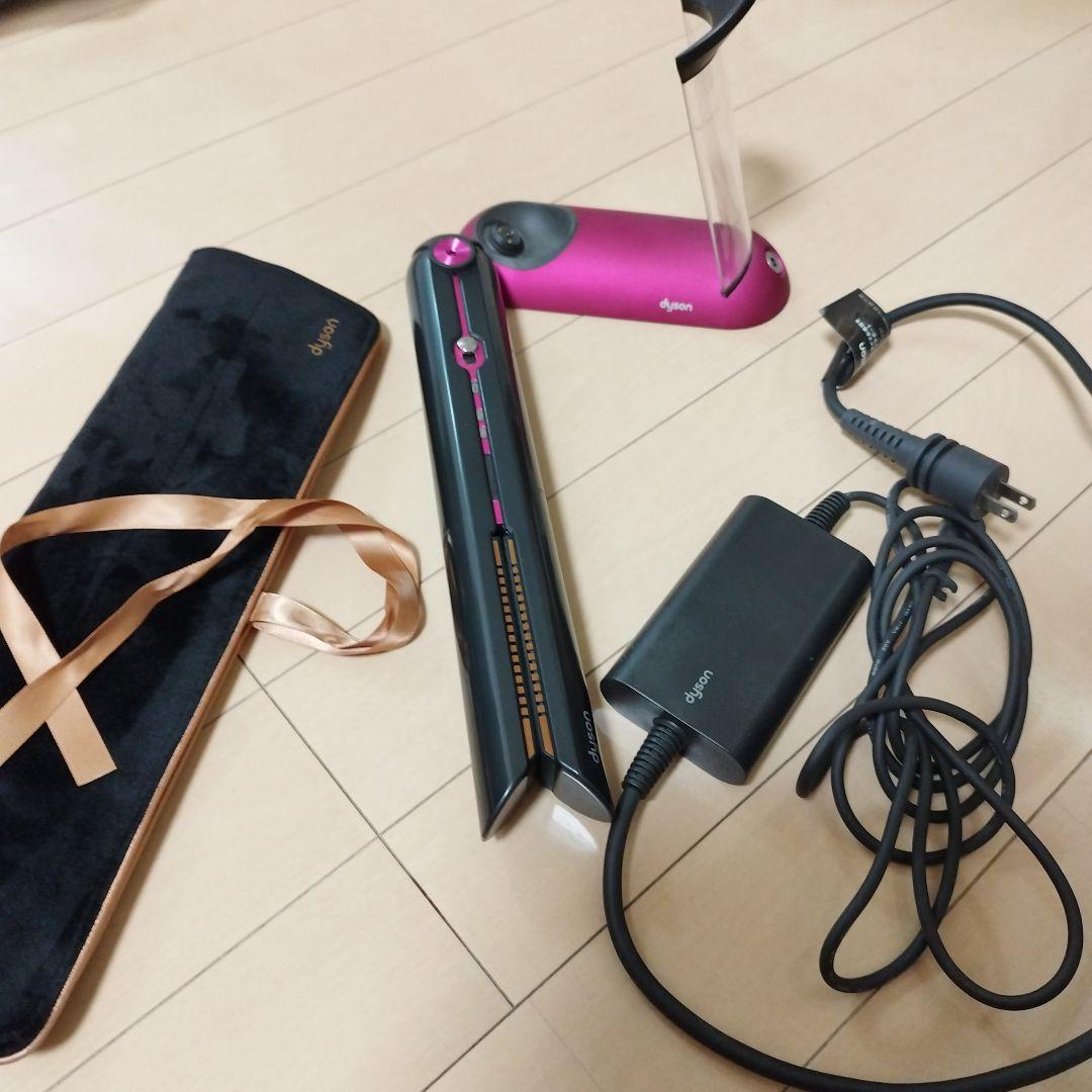 dyson ストレートヘアアイロン ブラック/ピンク　ダイソン