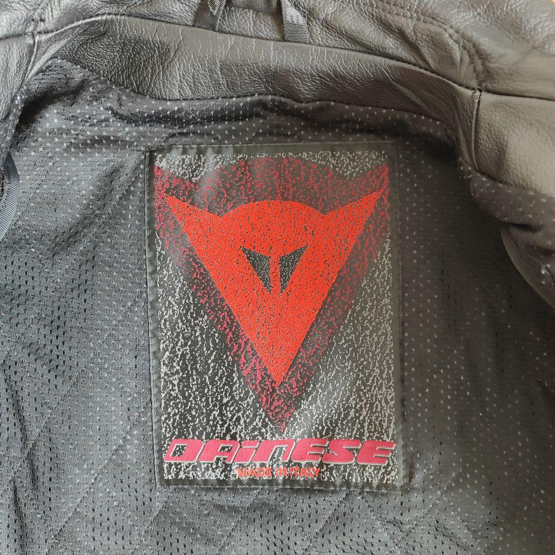 Dainese 黒赤 レザーライディングジャケット