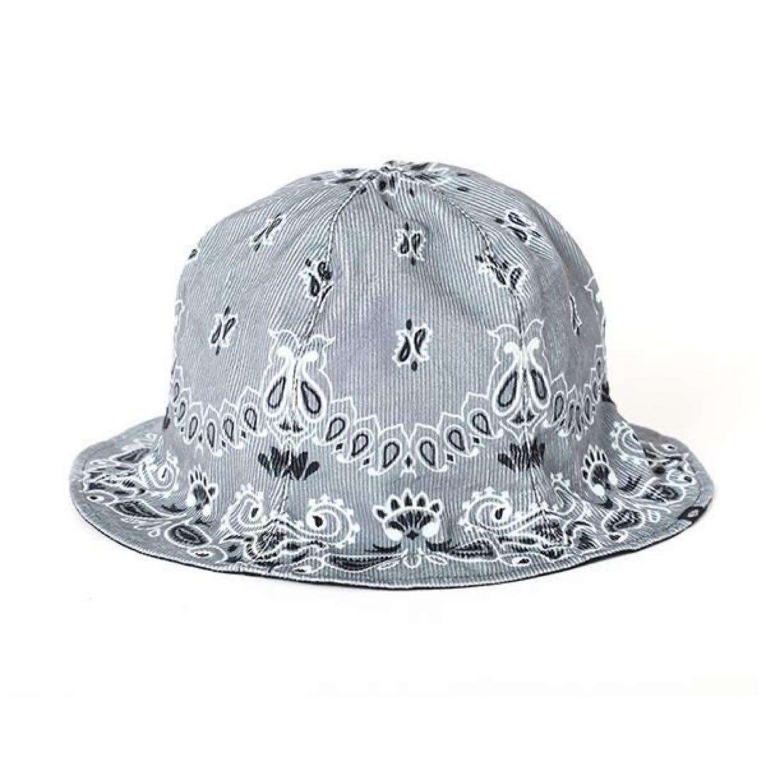 CHALLENGER チャレンジャー バンダナ　ハット リバーシブル L グレー