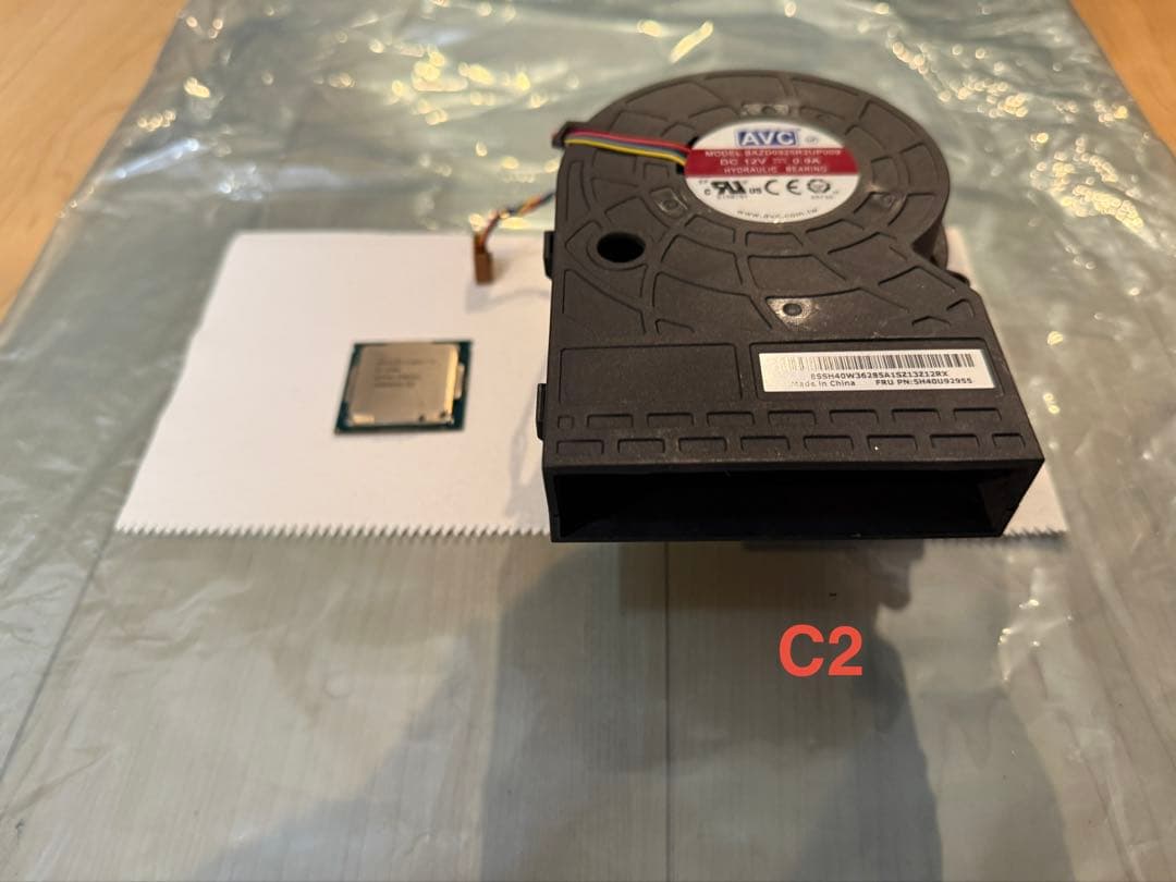 C2美品！Intel Core i5-9500 3GHz + AVC冷却ファン！