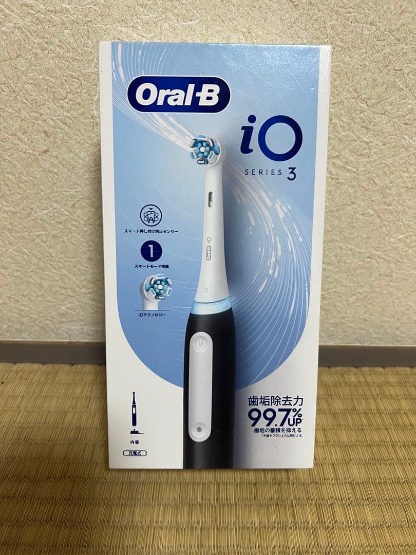新品未開封 ブラウン Oral-B iO3 マットブラック + 替えブラシセット