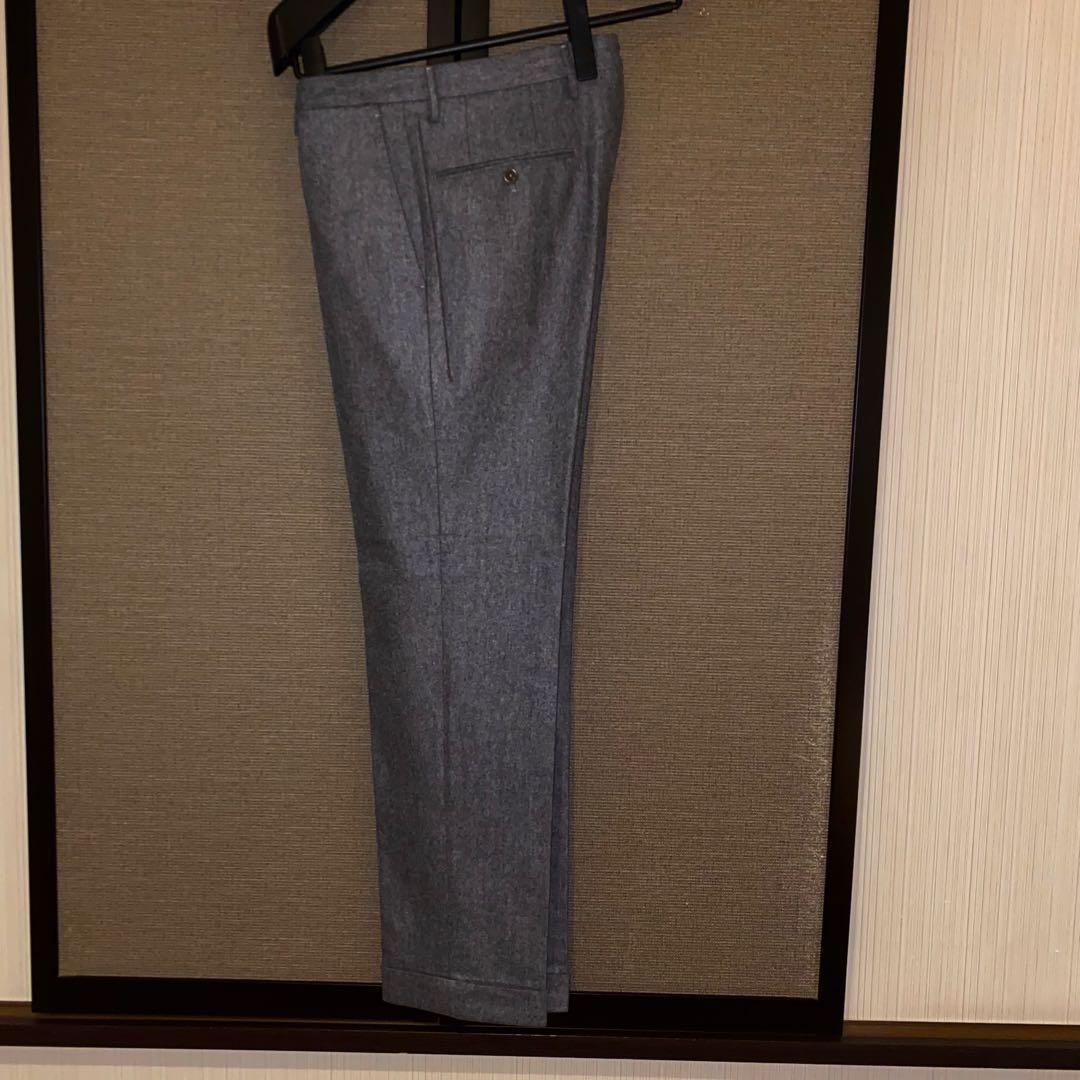 INCOTEX 1NT035 SLIM FIT フランネルパンツ size44