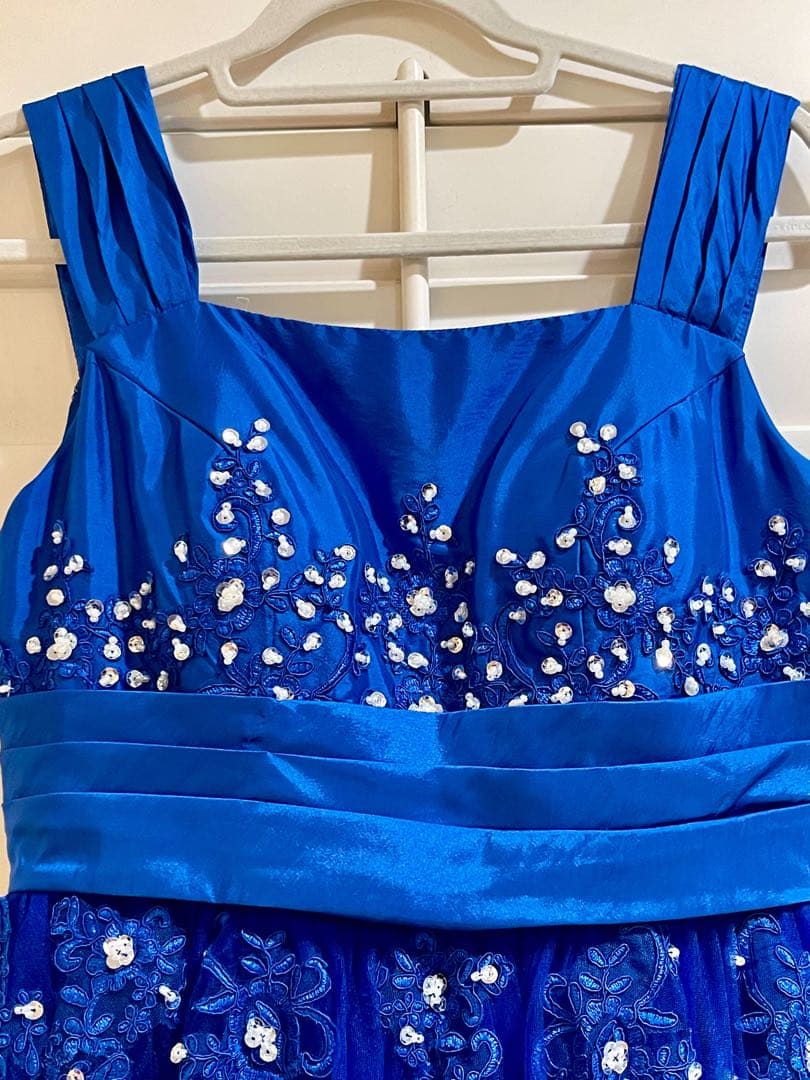 【あんずママ】VERYGENE ベリージェネドレス　ブルー系　未使用