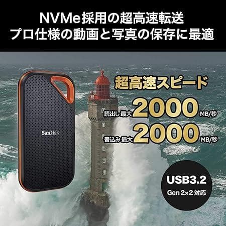 【新品・未開封】SanDisk SDSSDE81-4T00-GH25 4TB