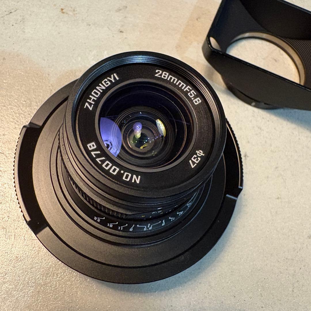 中一光学 ZHONGYI 28mmF5.6 単焦点レンズ