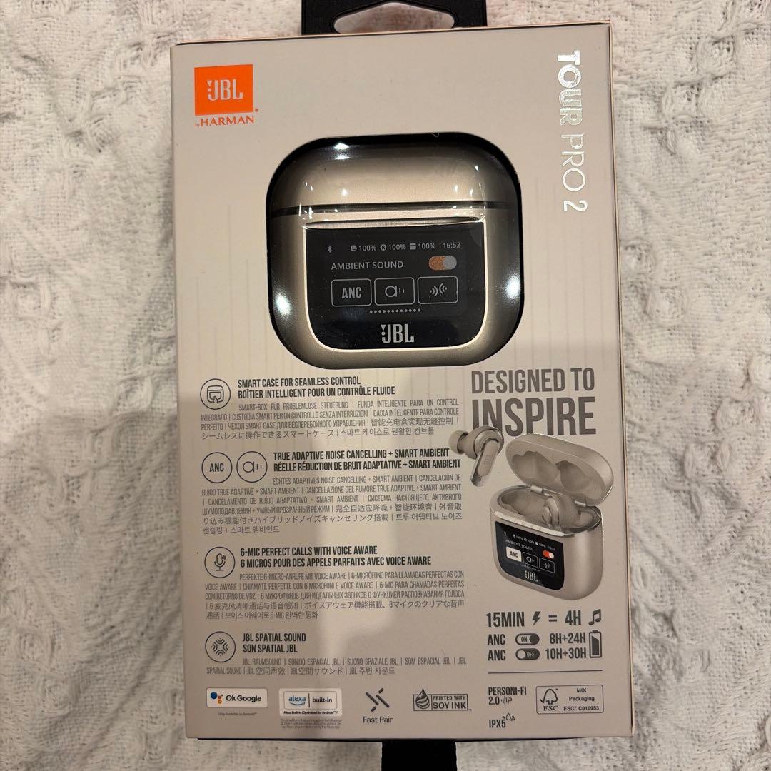 【未開封】JBL TOUR PRO 2 シャンパンゴールド