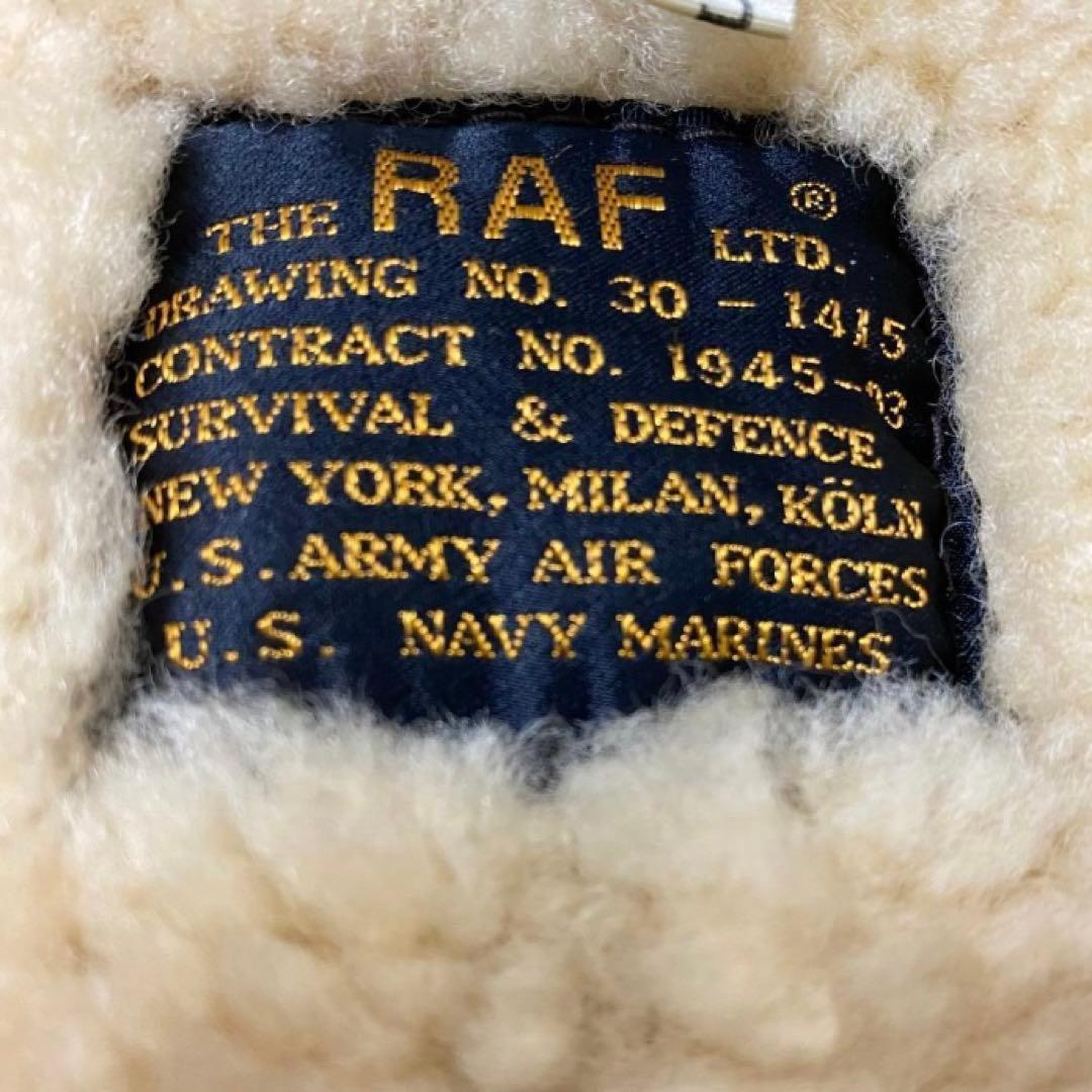 名品 B3 Flight Jacket M Military Boa RAF