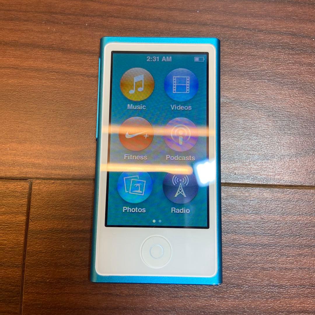 iPod nano 第7世代 16GB ブルー 4655