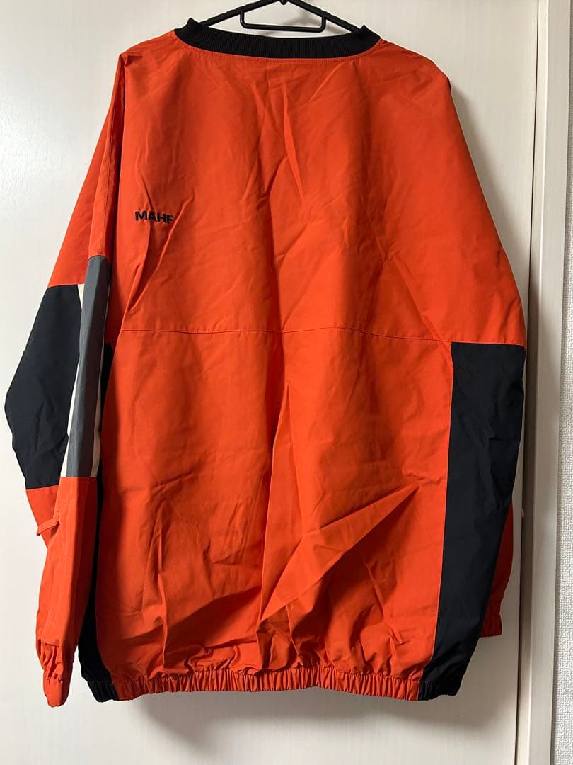 MAHF SUPPLY サイズXL オレンジ Vネックスノーボードウェア