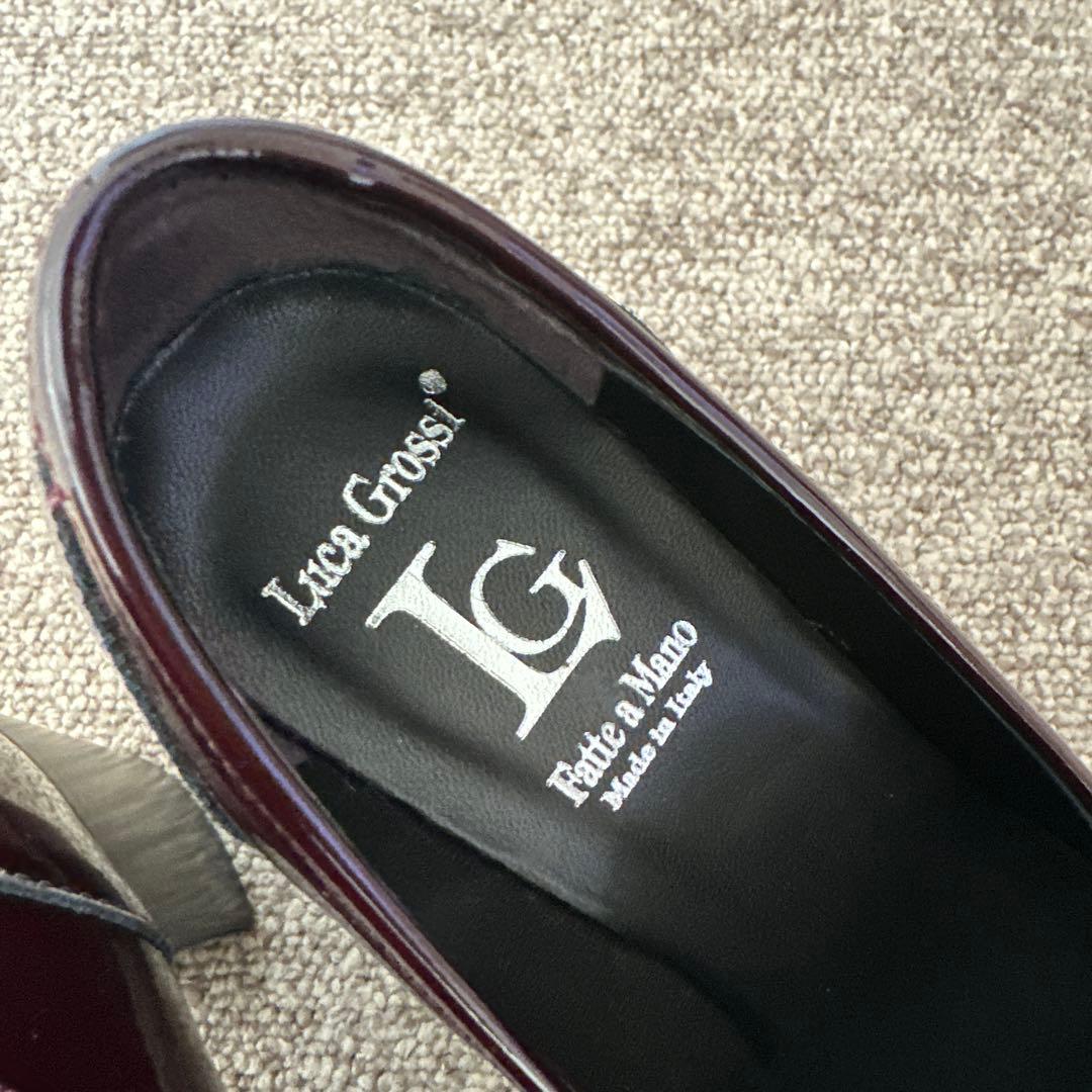 Luca Grossi バーガンディ ローファー　未使用品　※即買い者様歓迎