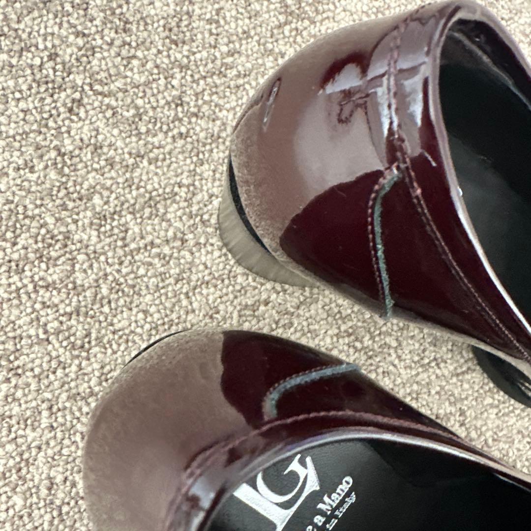 Luca Grossi バーガンディ ローファー　未使用品　※即買い者様歓迎