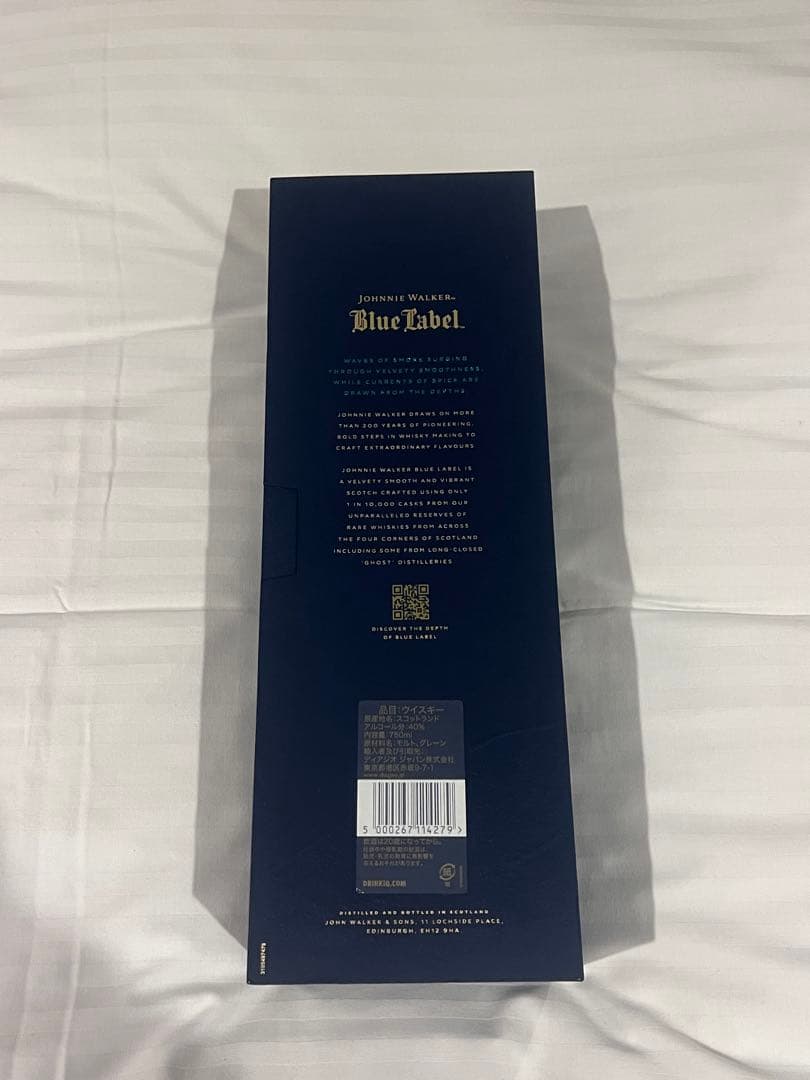 新品未開封JOHNNIE WALKERジョニーウォーカーブルーラベル750ml