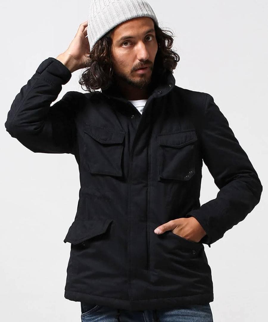 【定価¥38,704 】西川ダウン 別注 コラボ ミリタリー ダウンジャケット