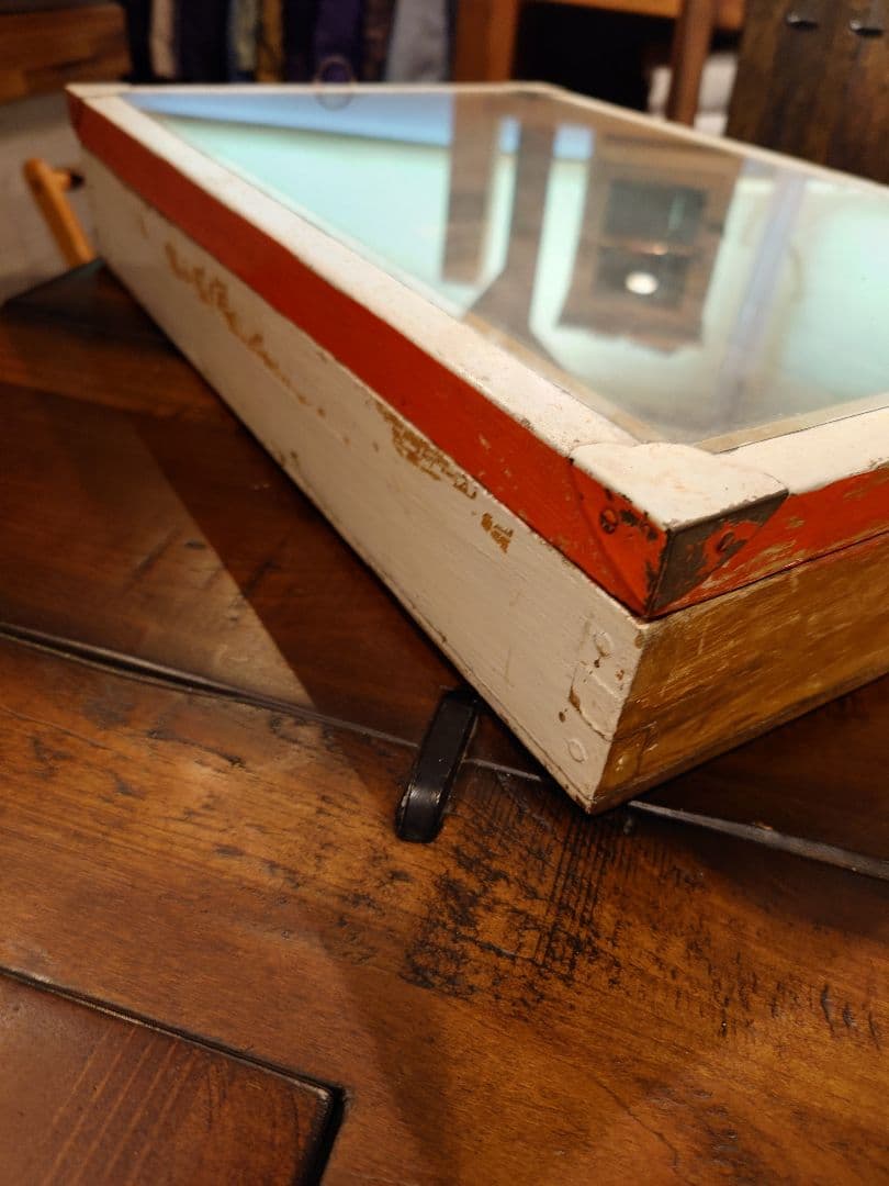 ２個セット　ビンテージ　ショーケース　什器　アクセサリーケース　収納