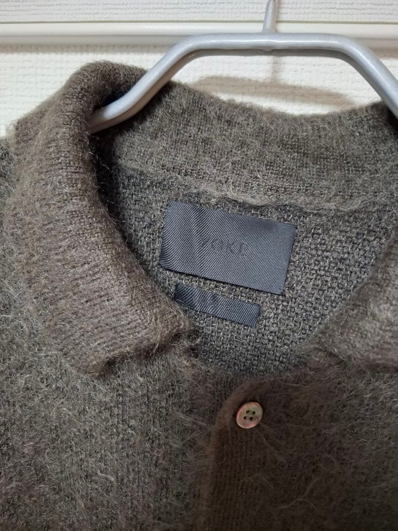 YOKE モヘアニットシャツ