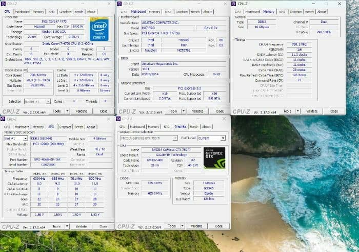 ⑧Win11 SSD128GB I7 4770 16GB GTX750Ti