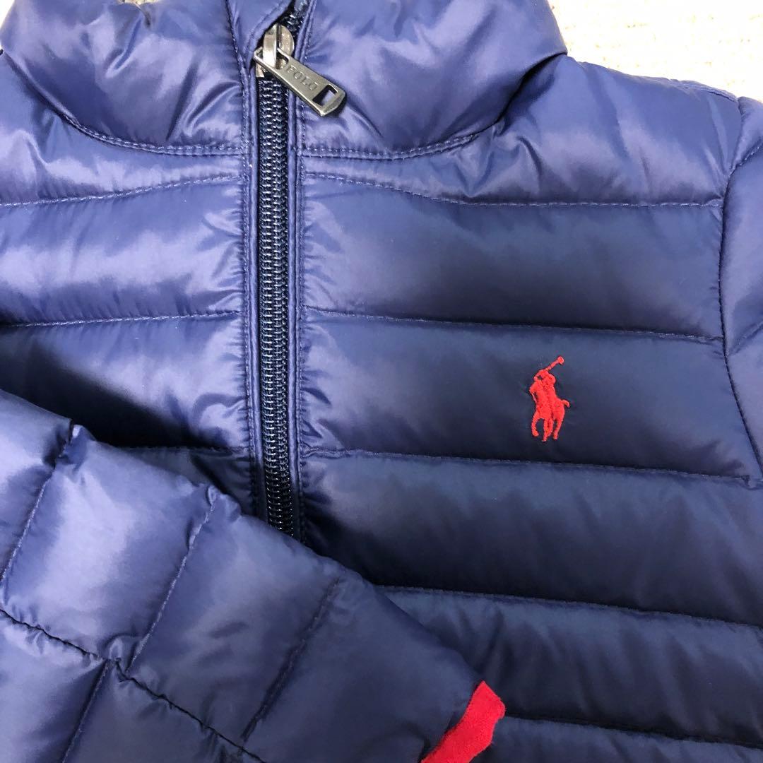 限定お値下げ中【美品】ラルフローレン　ダウン　24m ネイビー
