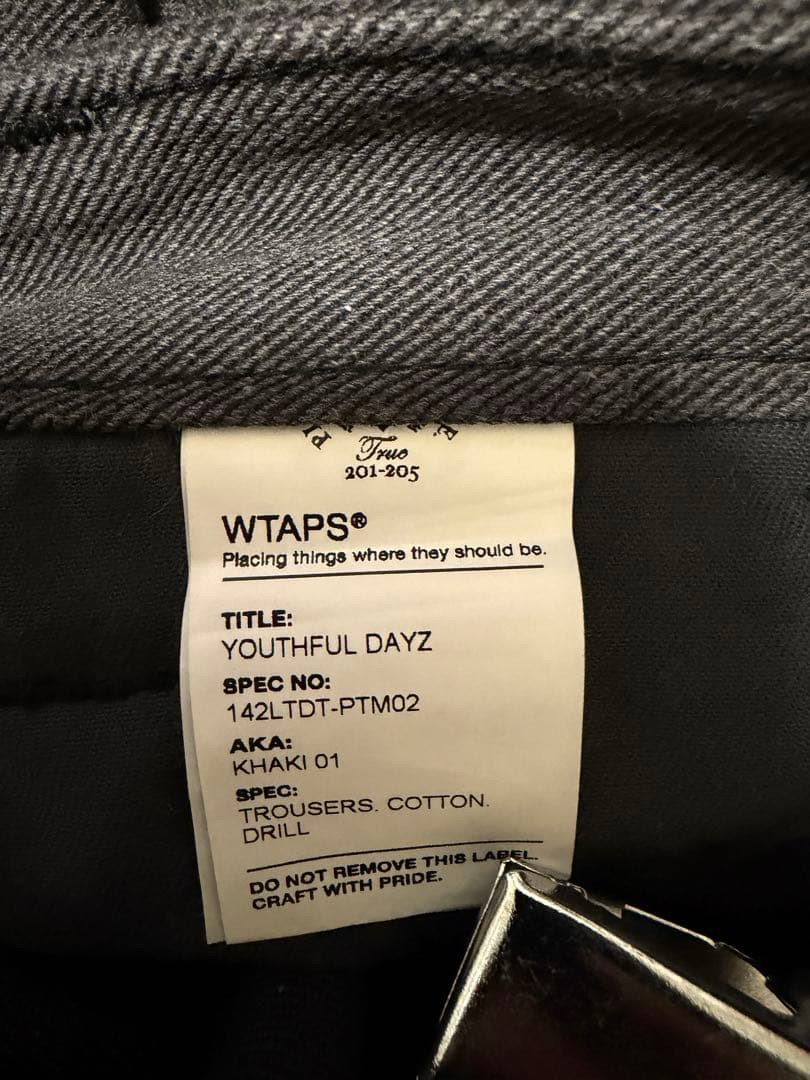 WTAPS ワークワイドチノパンツ ダークグレー