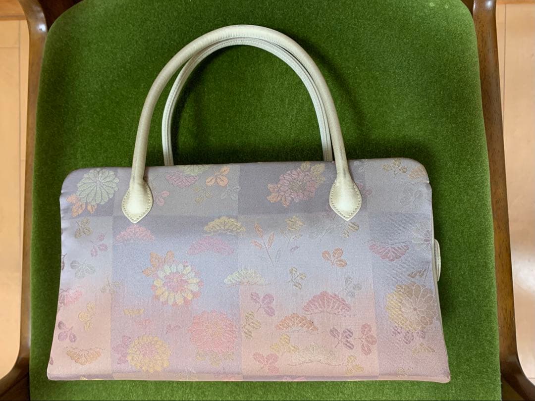 正絹　利休バッグ　西陣織　未使用