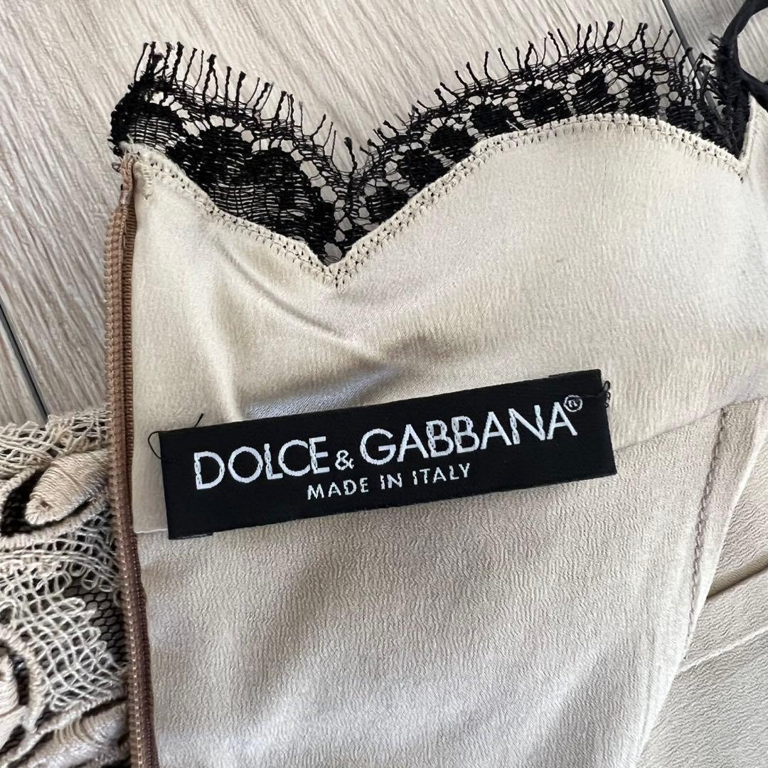 【美品】DOLCE&GABBANA ドレス　総レース　パーティー　フォーマル