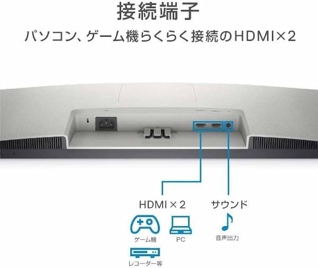 Dell 27インチ 非光沢モニター S2721HN