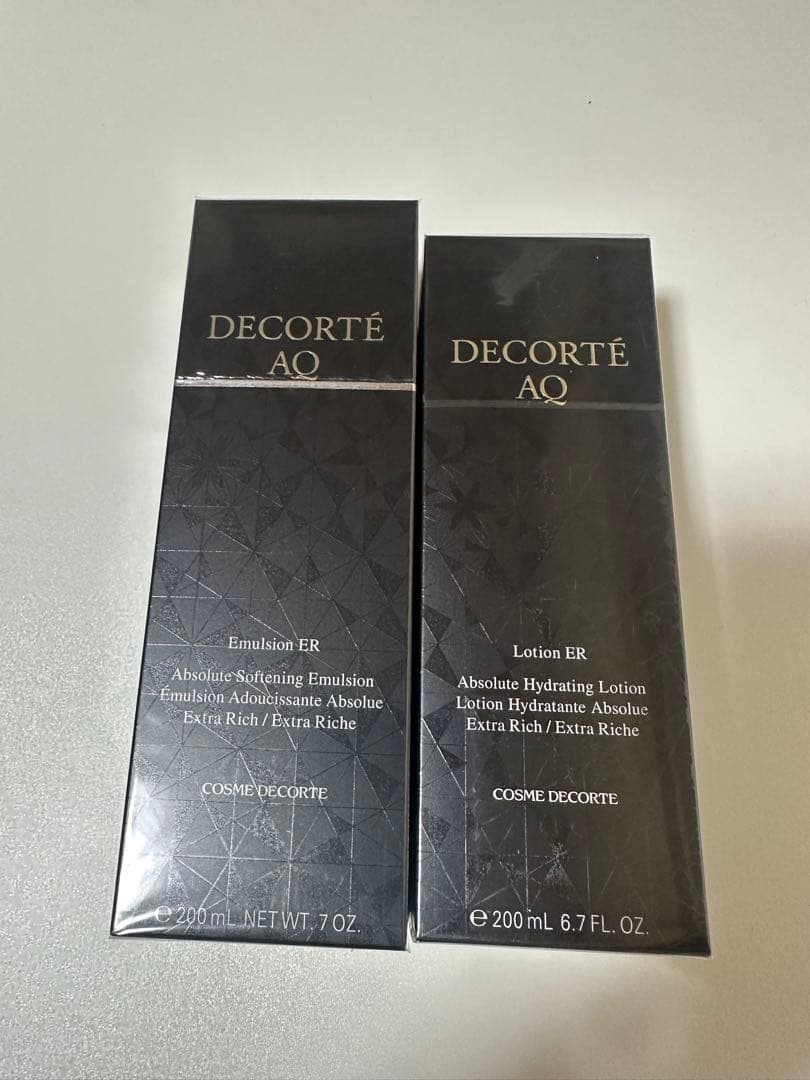 【未開封】DECORTE AQ エマルジョンER &ローションER 200ml