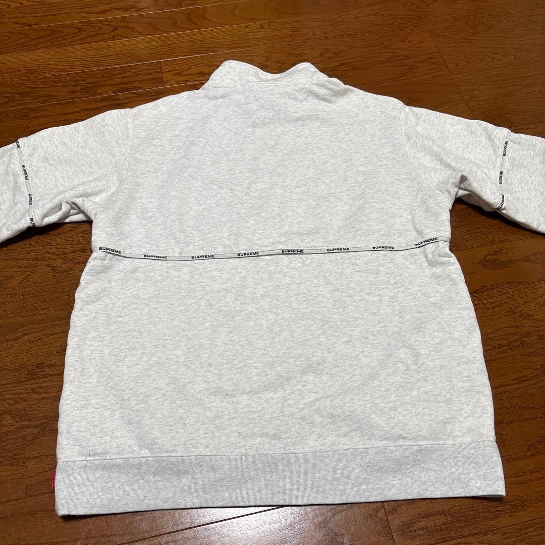 トップス supreme Logo Piping Half Zip Sweatshirt