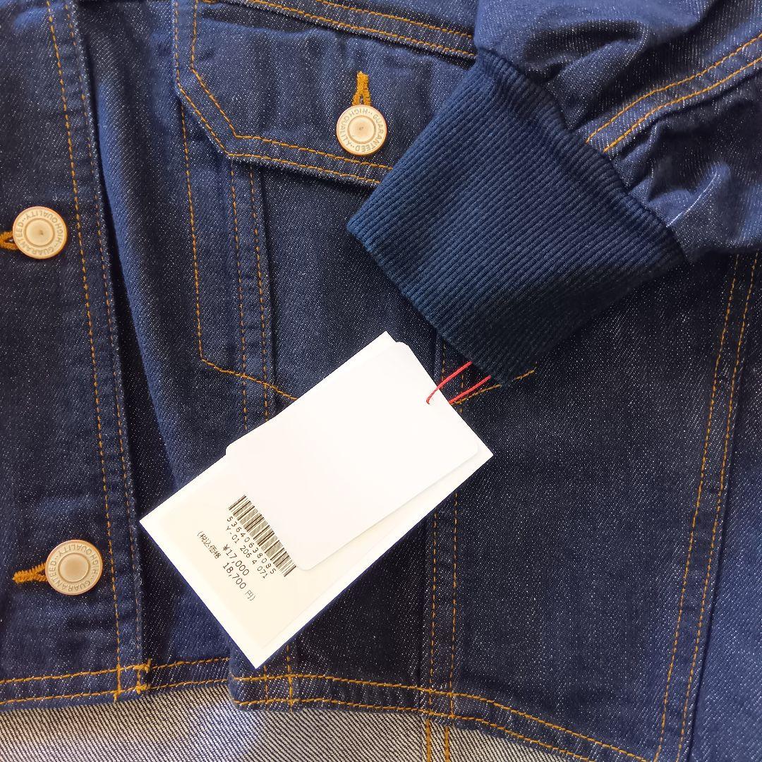 新品タグ付 2025新作 パシオーネ カフネ デニム ジャケット ネイビー