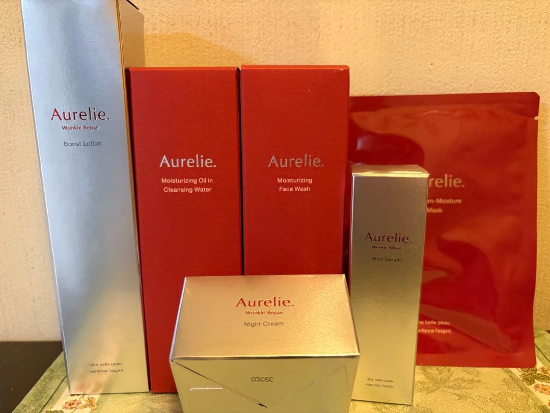 Aurelie プレミアムエイジング集中ケアコースセット　マスクシート付
