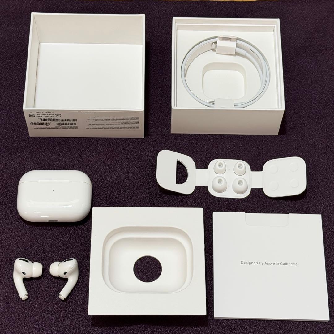 Apple AirPods Pro 第1世代(箱・充電ケーブル付)