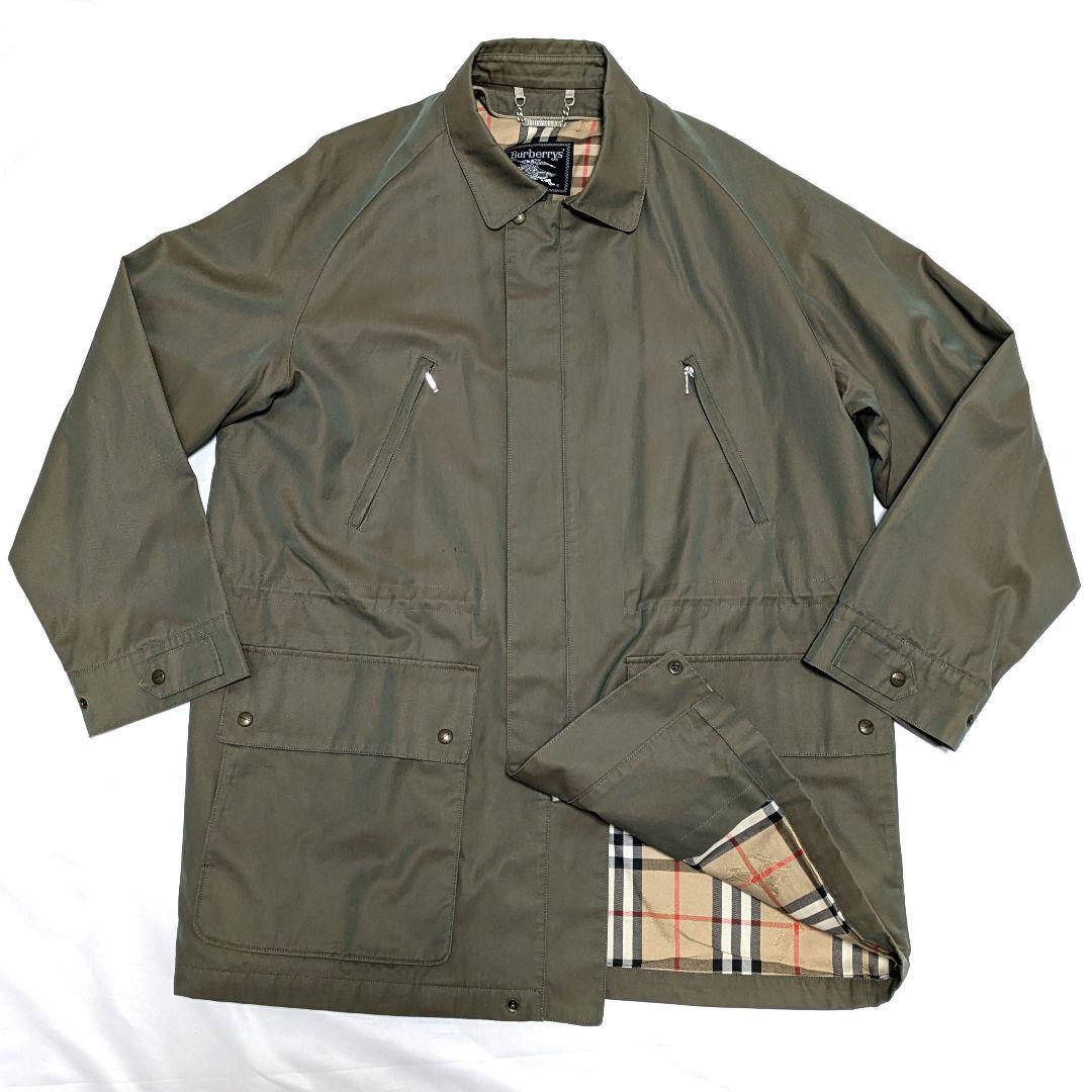 【一枚袖】【入手困難】 バーバリー ハンティングジャケット 90s 玉蟲色 美品