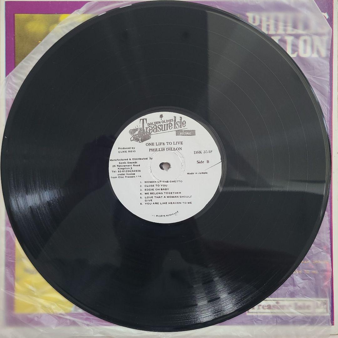★ジャマイカ盤★『ＯＮＥ ＬＩＦＥ ＴＯ ＬＩVＥ』フィリス・ディロンＬＰ