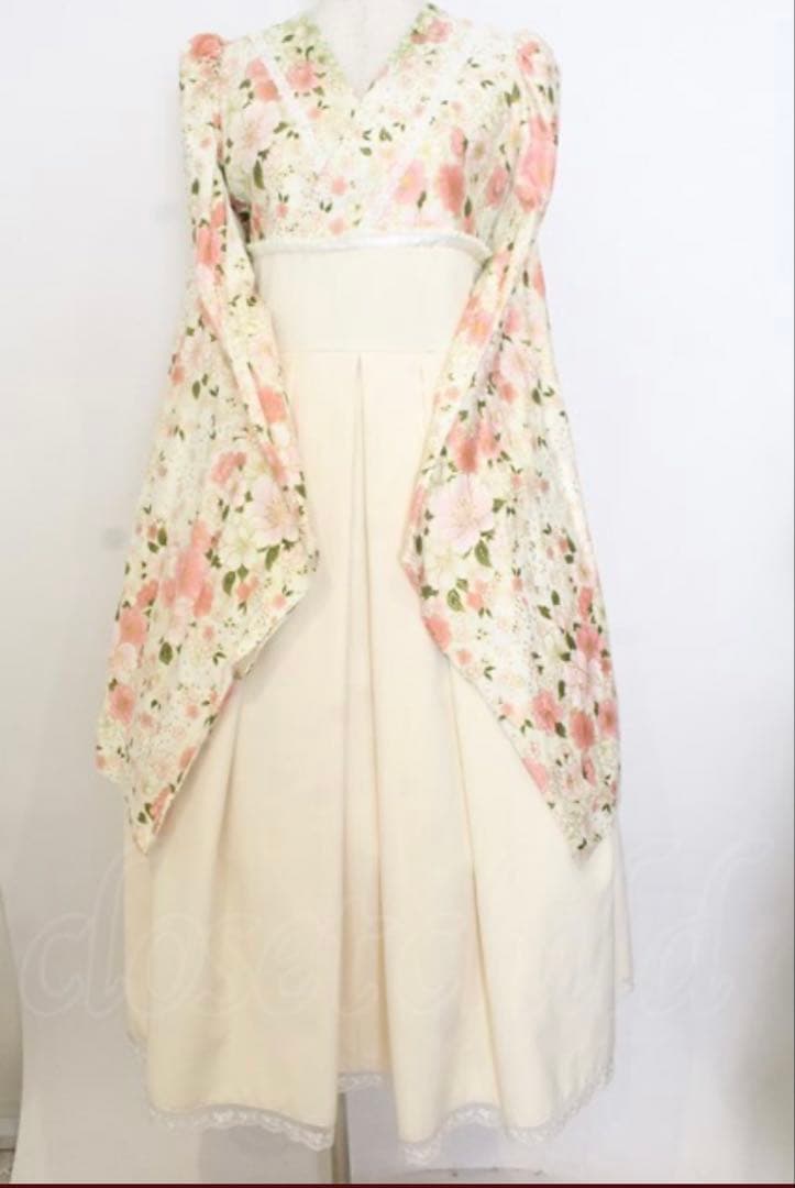 marcHenromanTica メルヘンロマンティカ　夢桜袴風ワンピース