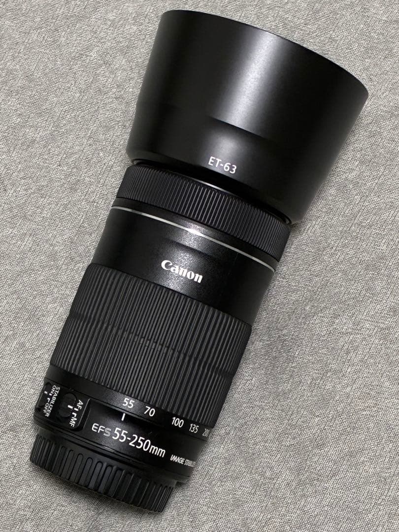 ⭐️極美品⭐️Canon EF-S 55-250mm STM レンズ フード付